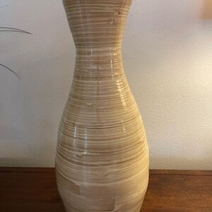 Bamboo vase.